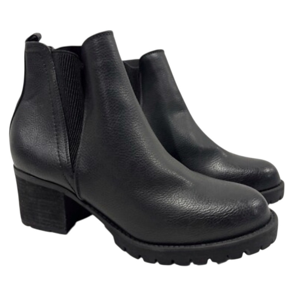 MIA Black Chunky Heel Jody Bootie in Black Women’s size 9 - Picture 2 of 14